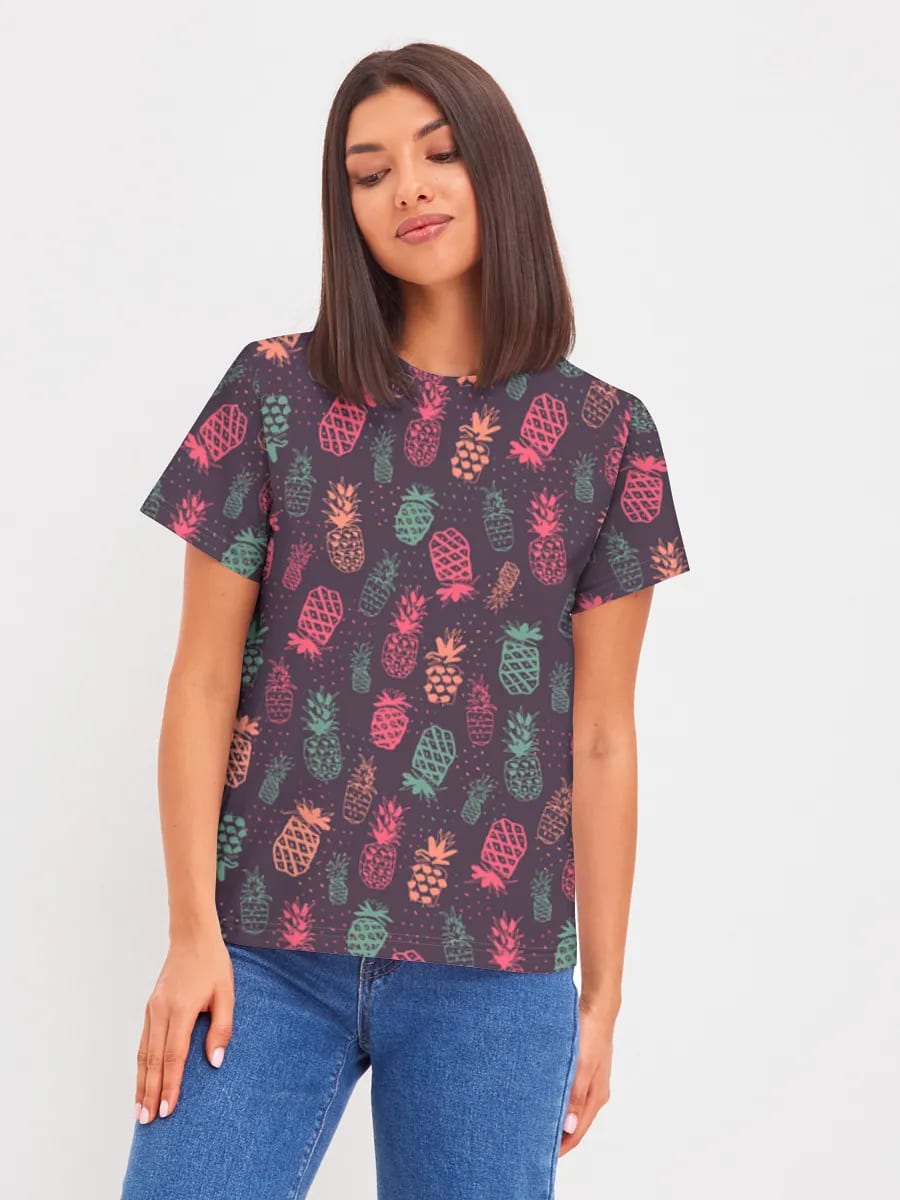 Neon ananas doodlelari