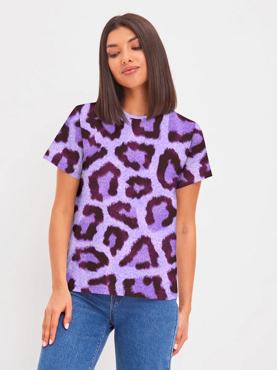 Purple Leopard Print