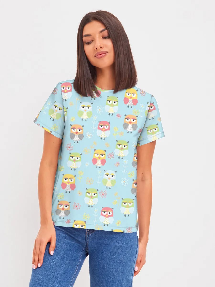 Pastel Owl Garden