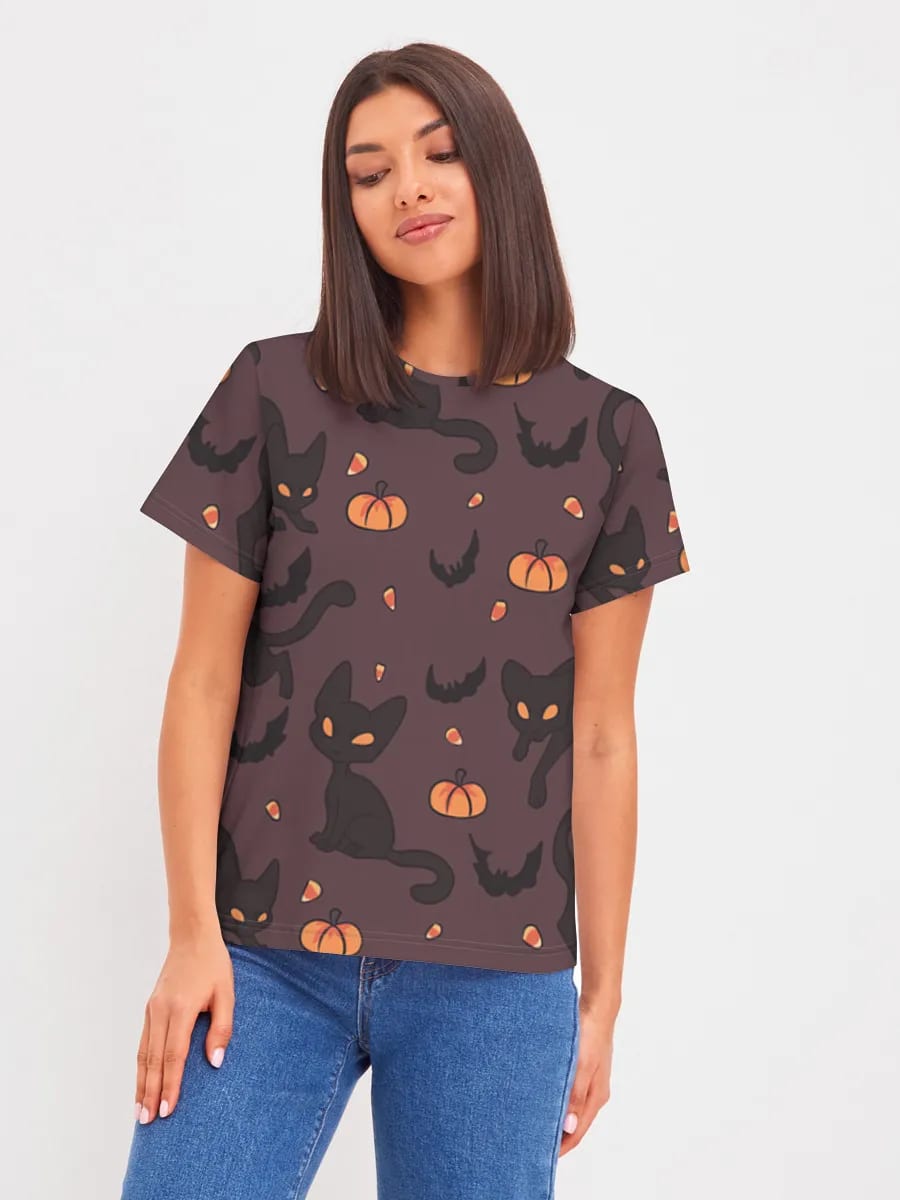 Spooky Black Cat Halloween
