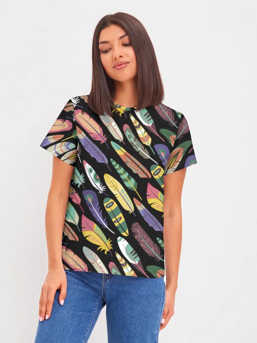 Colorful Feather Scatter