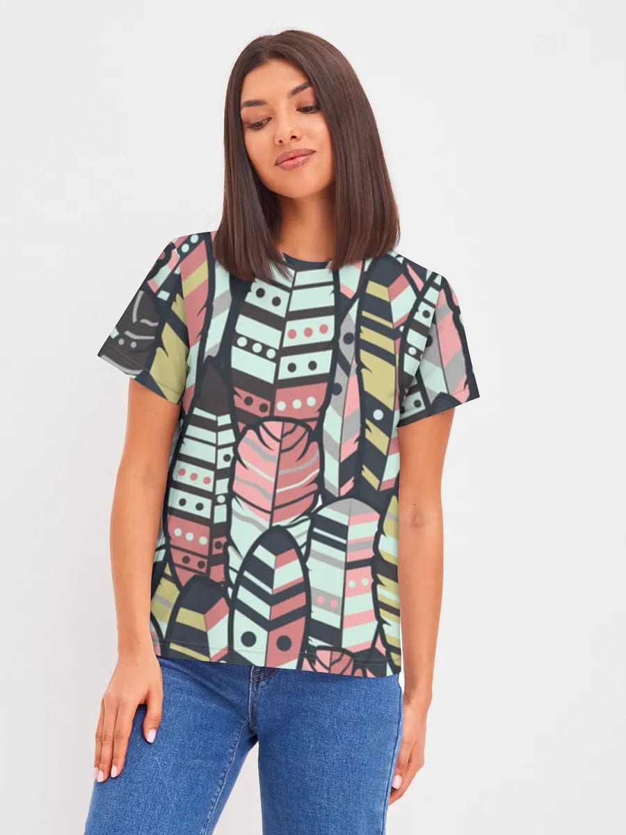 Plumes Géométriques Boho