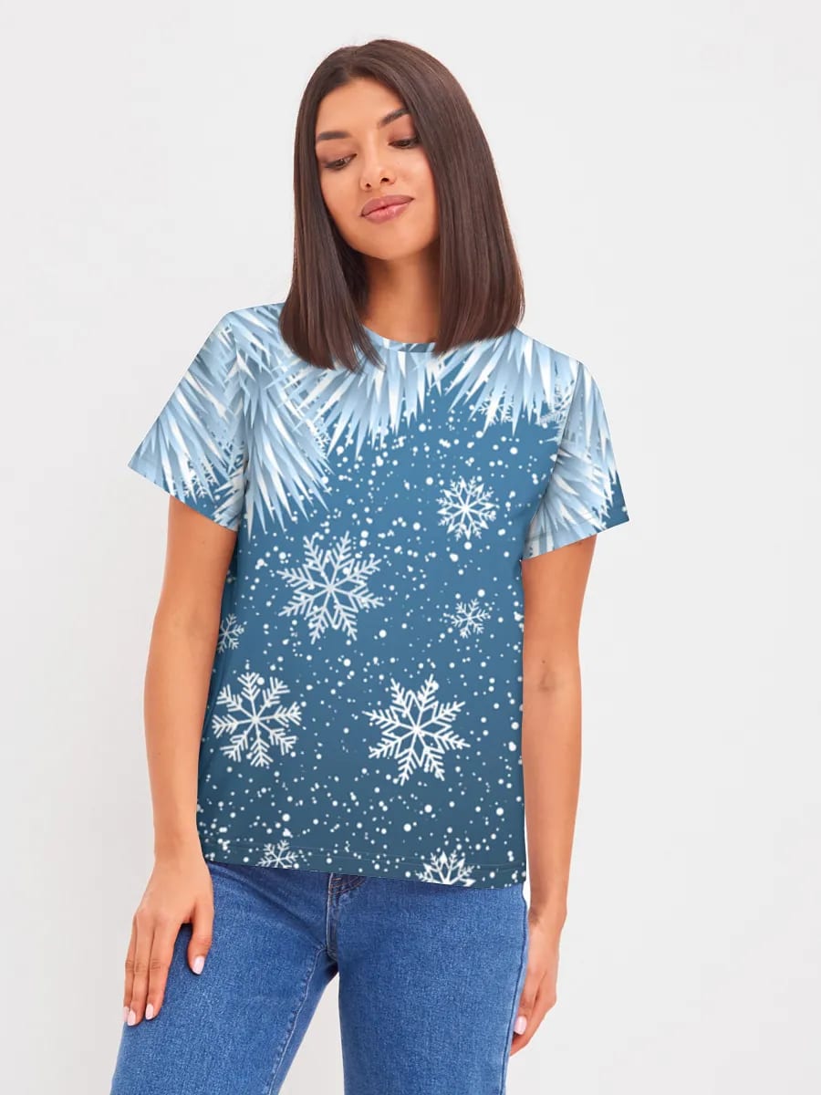 Chute de Neige Hivernale Givrante