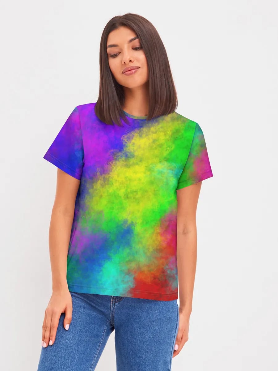 Humo de color vibrante
