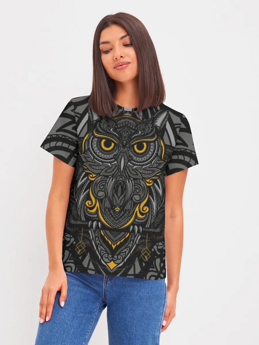 Ornate Mandala Owl