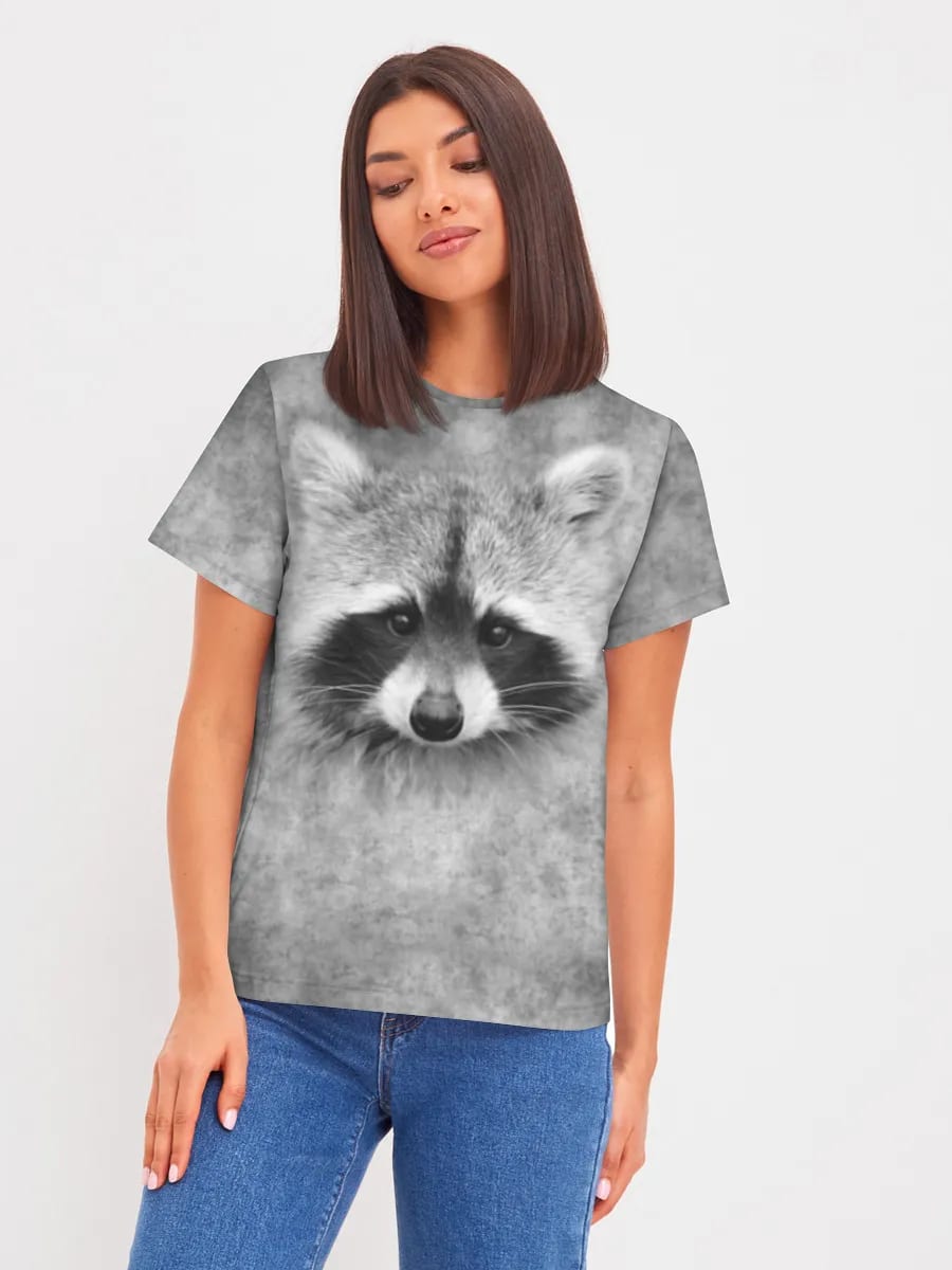 Raccoon In The Mist