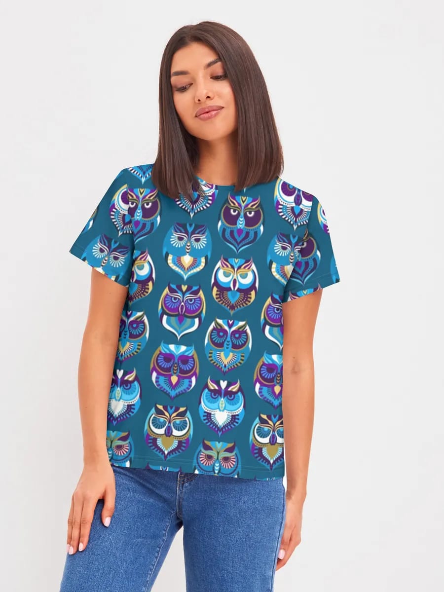 Colorful Geometric Owls
