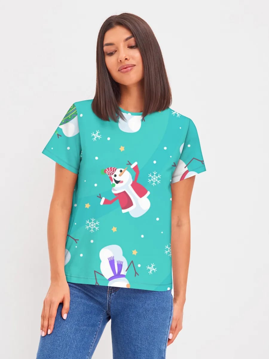 Playful Snowmen Winter Fun