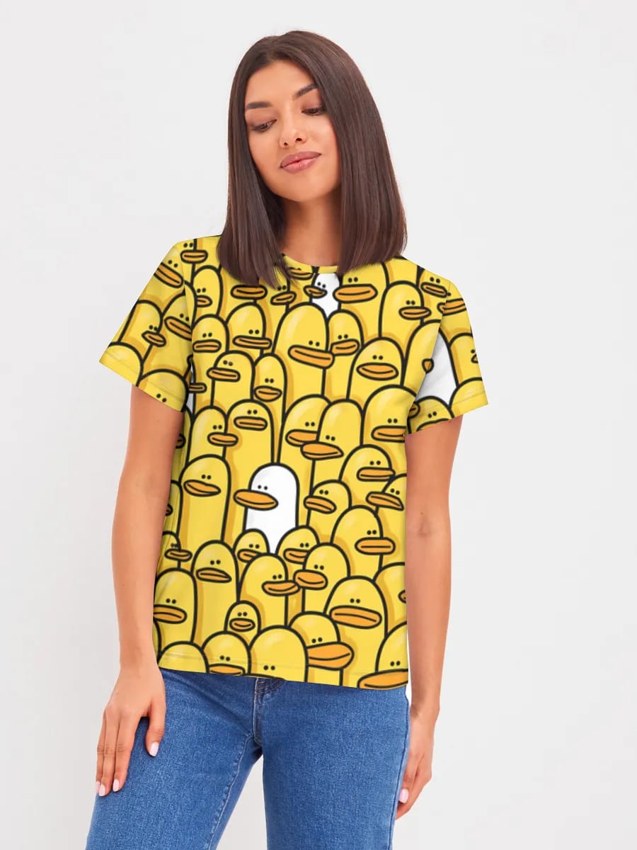 Crowd Of Cute Ducks