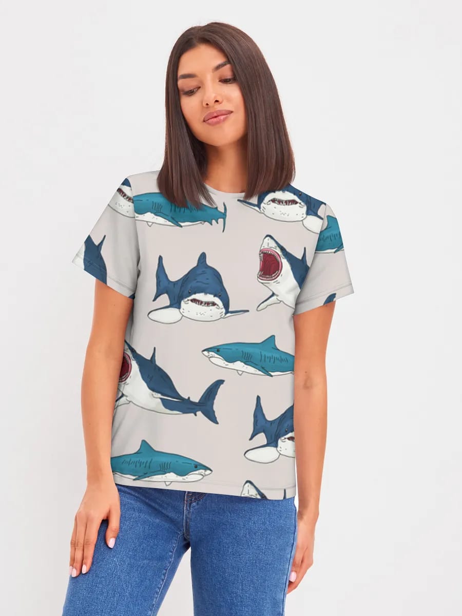 Gribouillis de Grand Requin Blanc