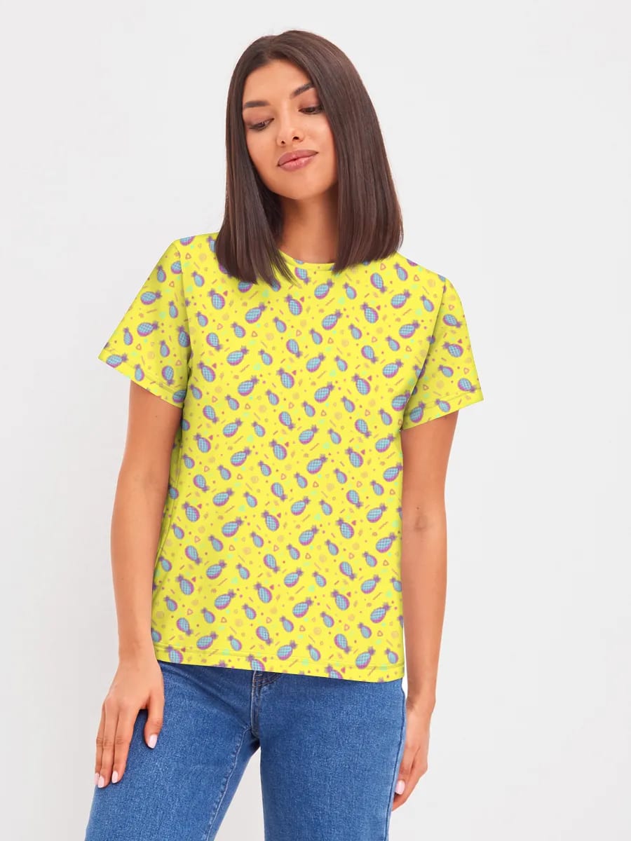 Retro ananas pop-arti