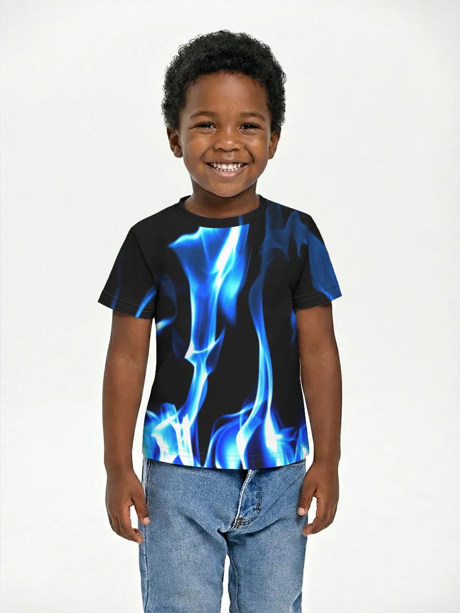 Electric Blue Flames