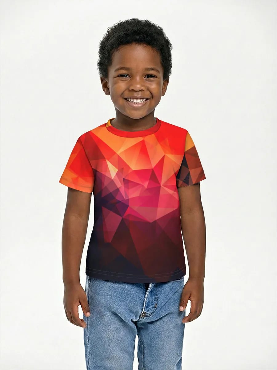 Abstrait low poly ardent
