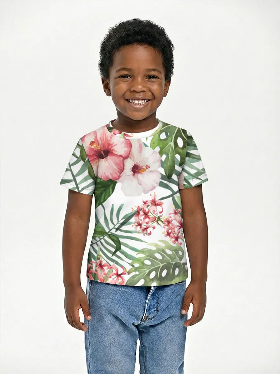 Motifs Botaniques Hibiscus Tropicaux
