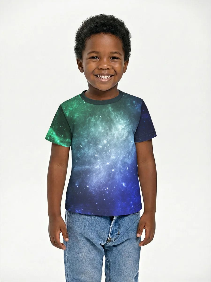 Blue Green Nebula Glow