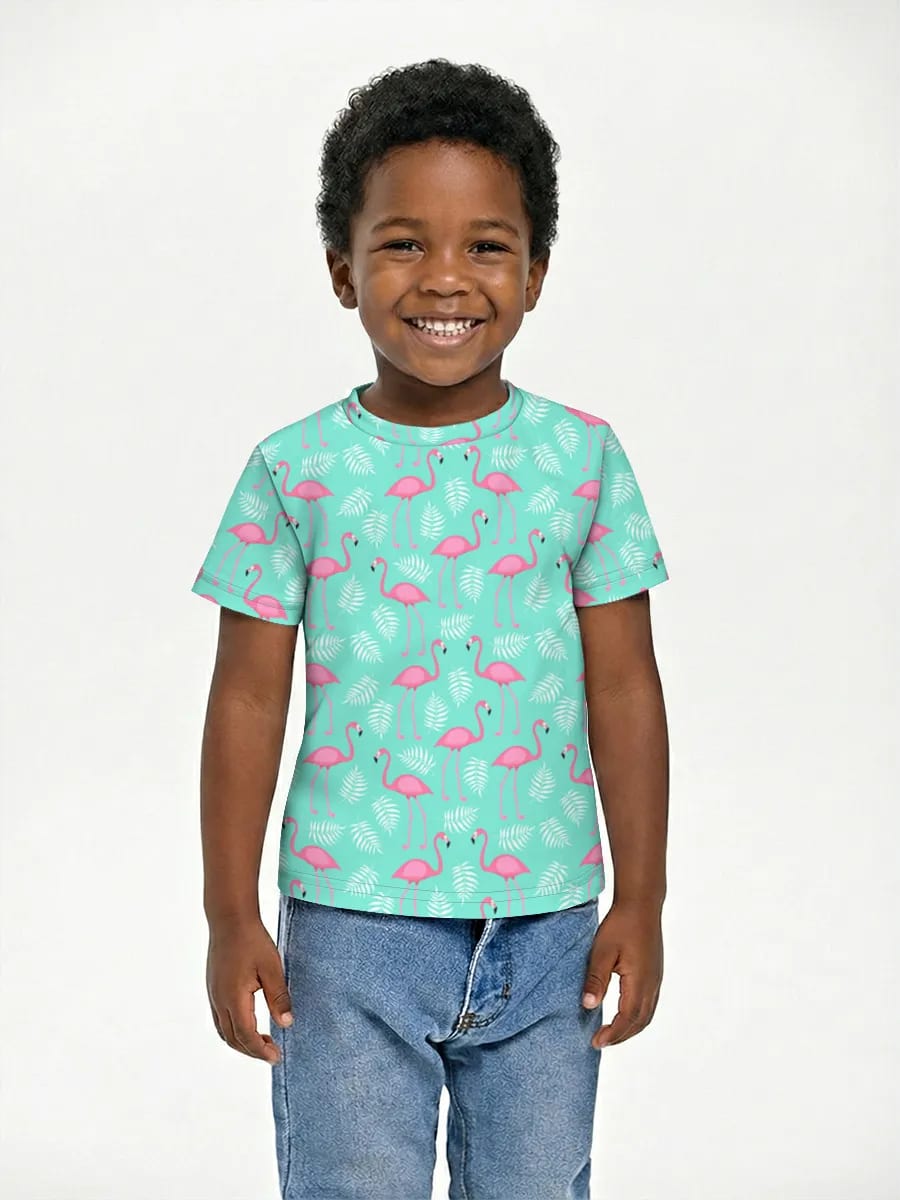 Tropical Pink Flamingos