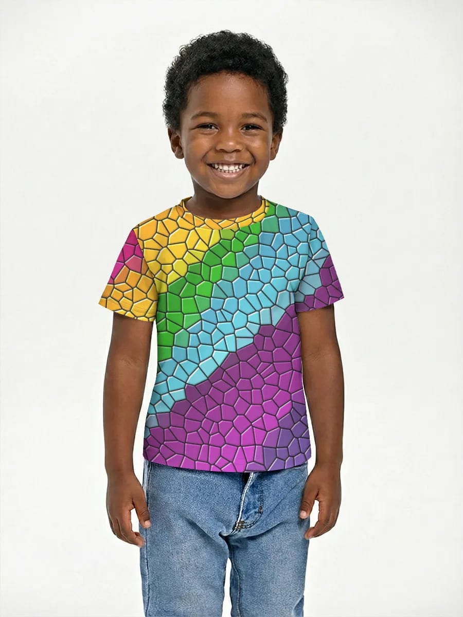 Regenbogen Mosaik Abstrakt