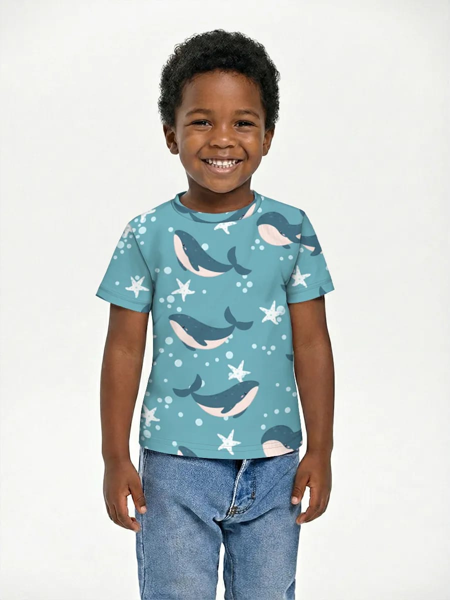 Mignonnes Baleines et Étoiles de Mer