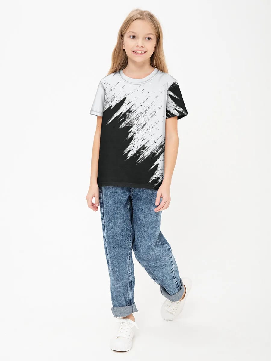 Coup de pinceau monochrome