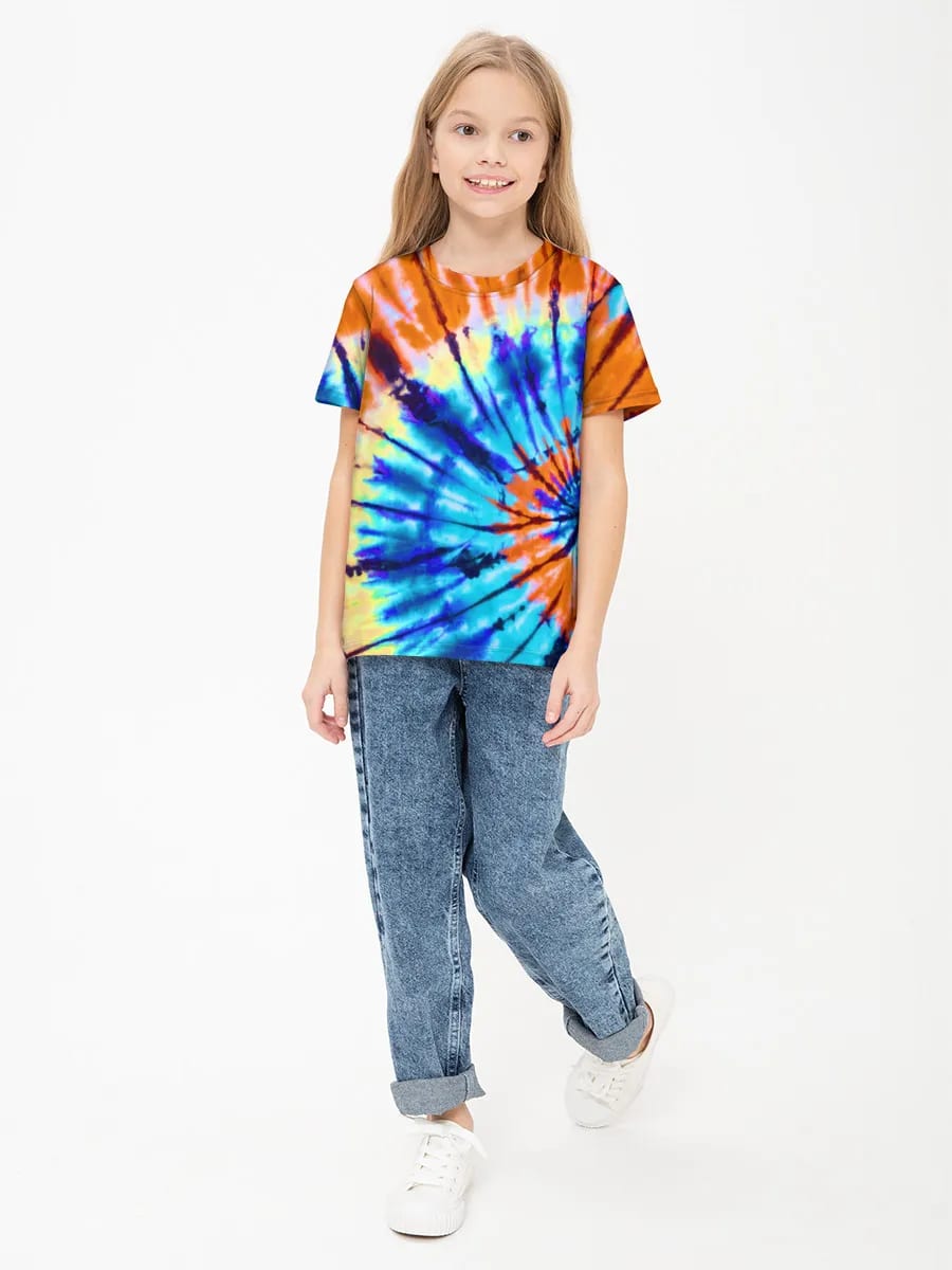 Narenjiy-Koʻk Tie Dye