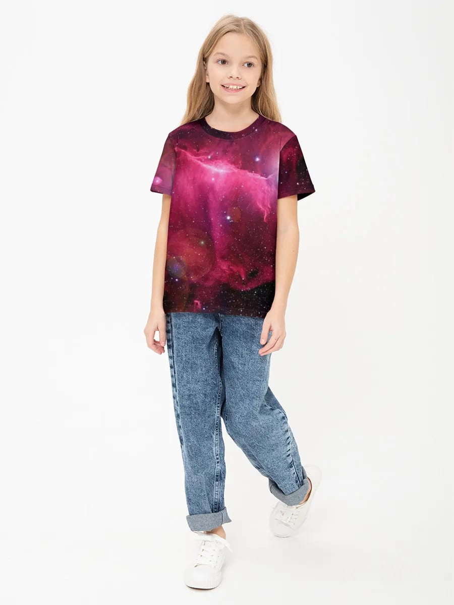 Magenta Nebula Starfield