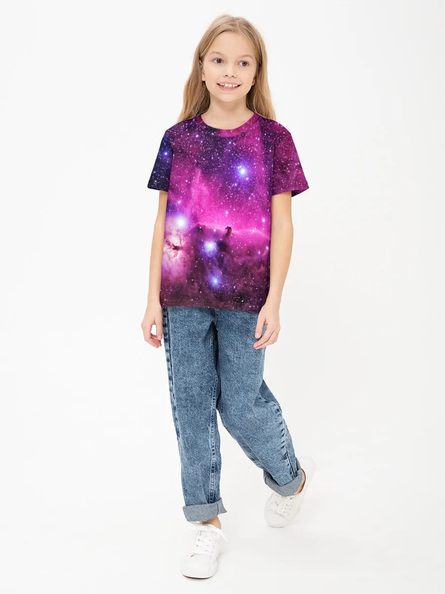 Purple Nebula Starfield