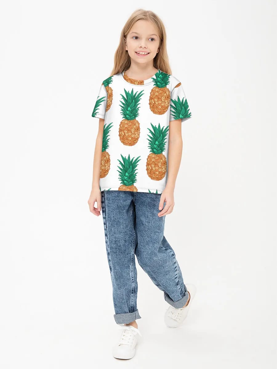 Tropik ananas printi