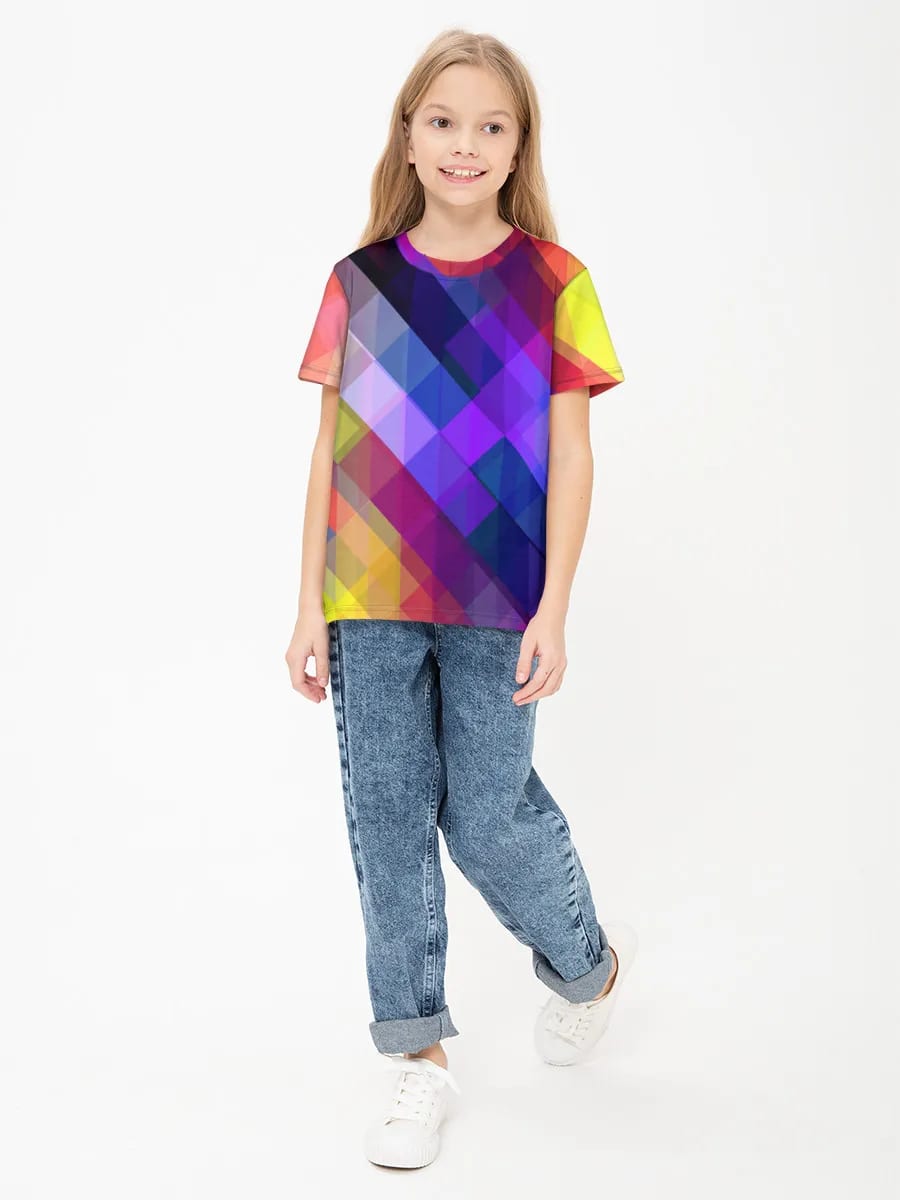 Regenbogen Geometrisches Mosaik