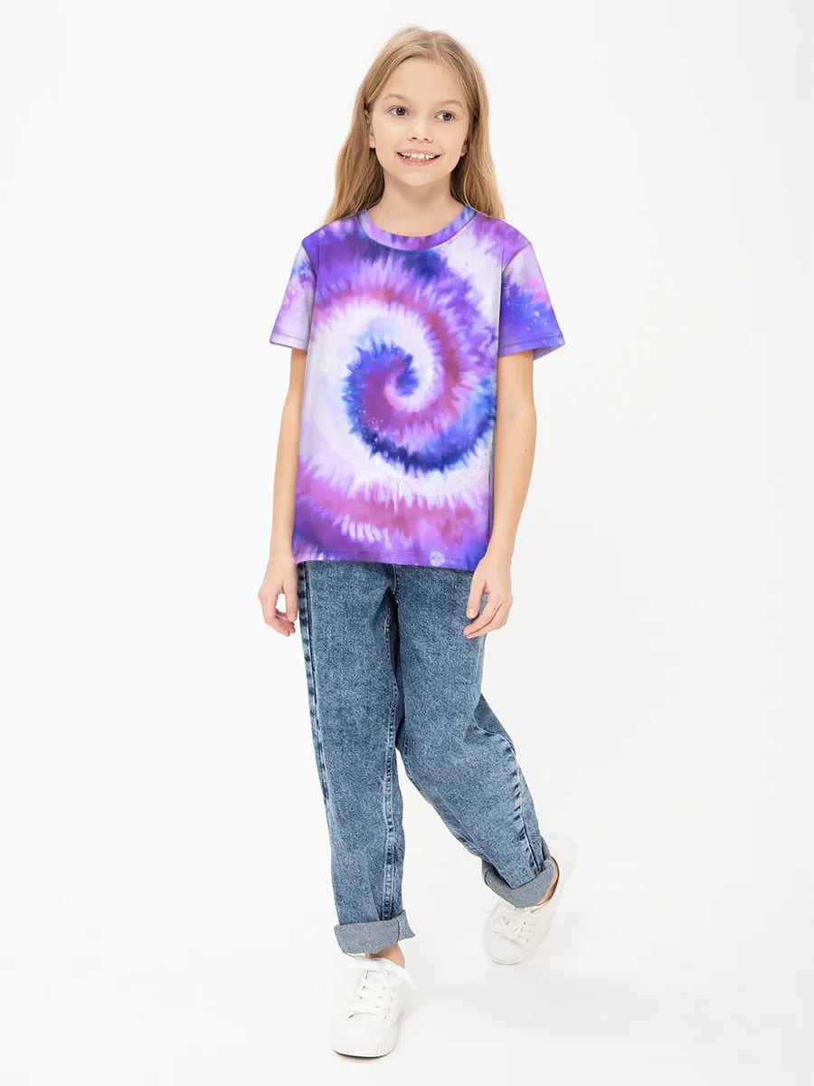 Pastel Tie Dye Spiral