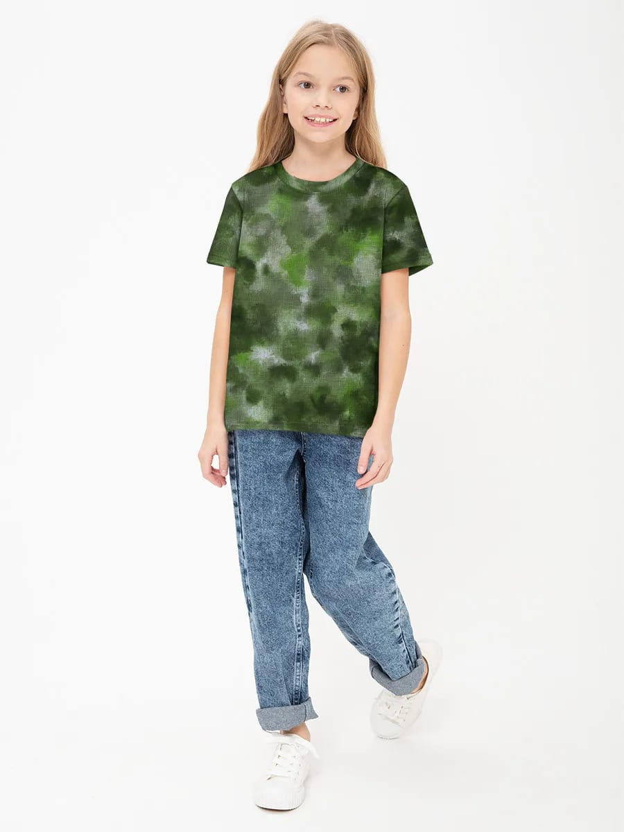 Green Watercolor Camo