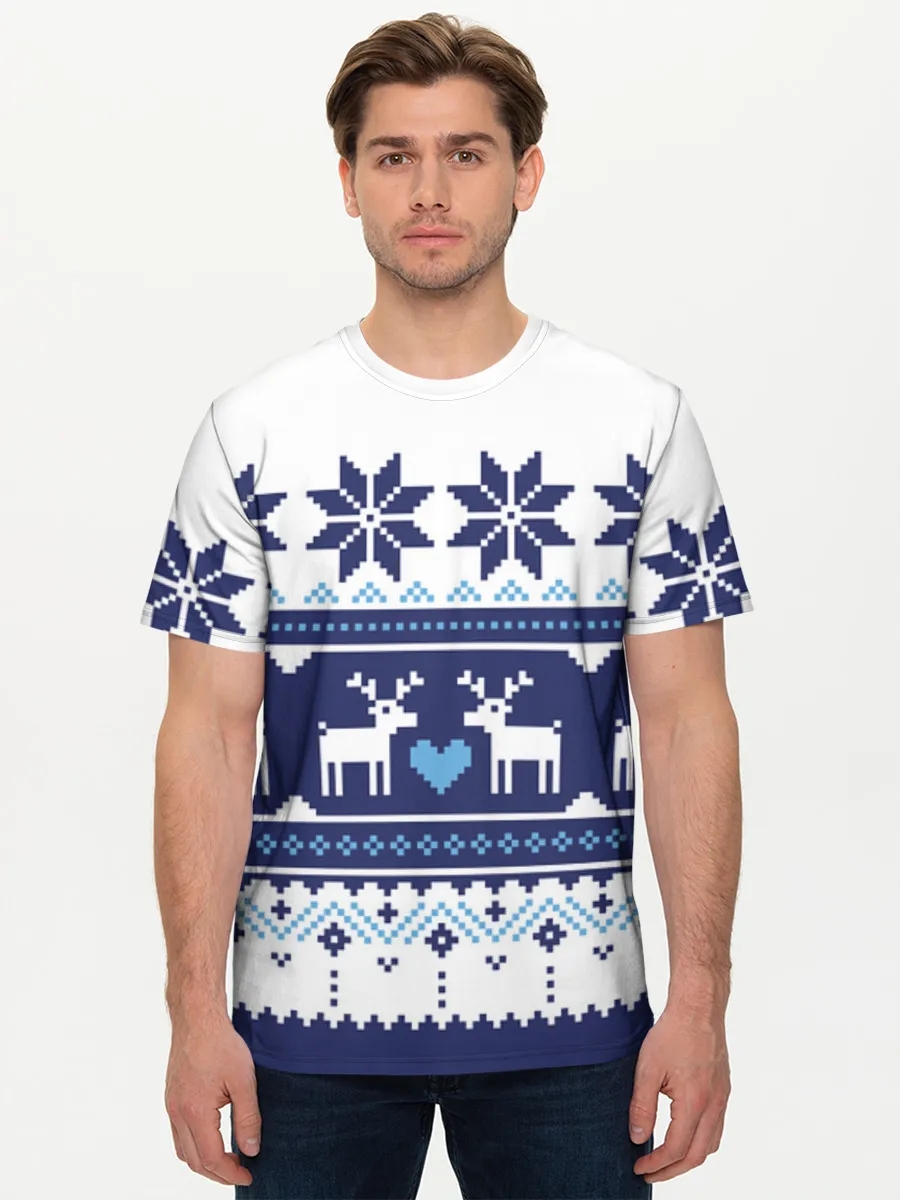 Nordic Reindeer Snowflake Sweater