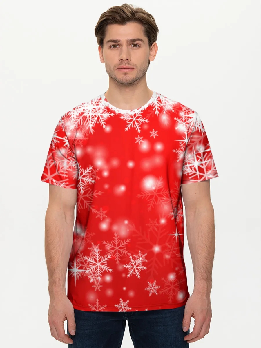 Red Snowflake Glow