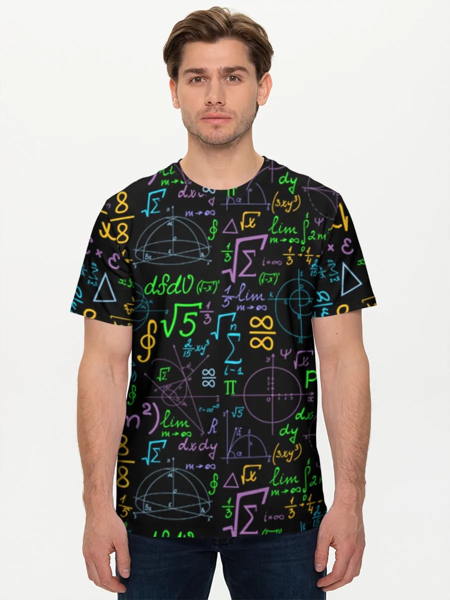 Neon Math Chalkboard