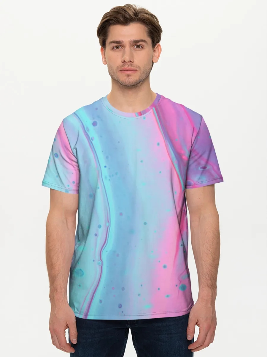 Pastel Neon Fluid Marble
