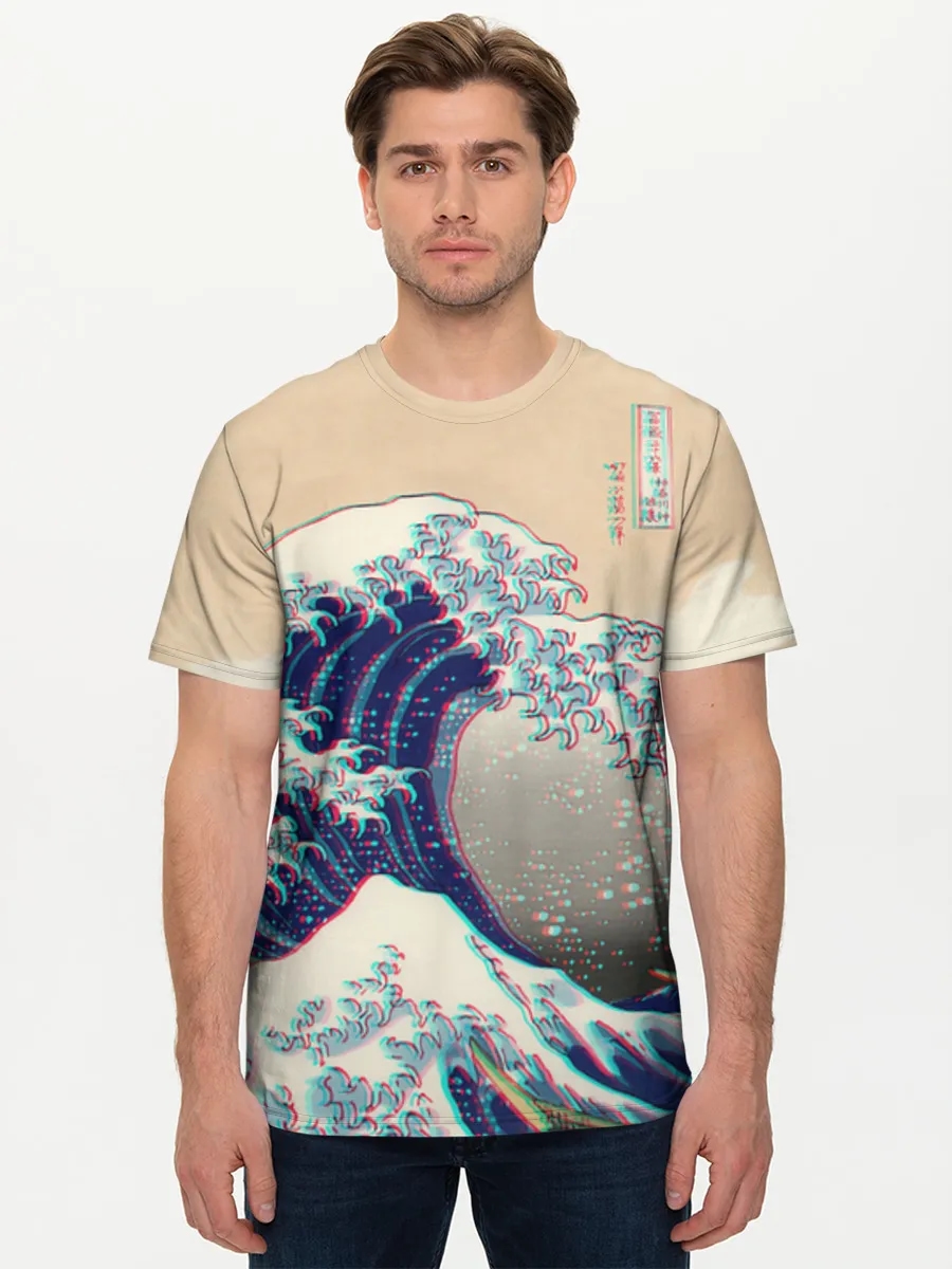 Anaglyph Great Wave