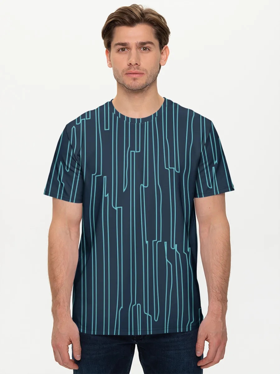 Neon Circuit Rain