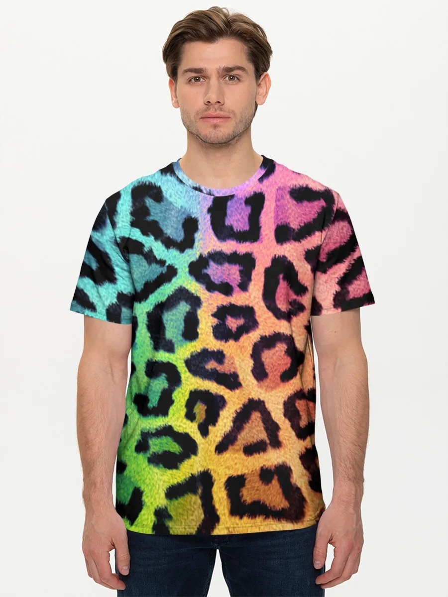 Rainbow Leopard Print