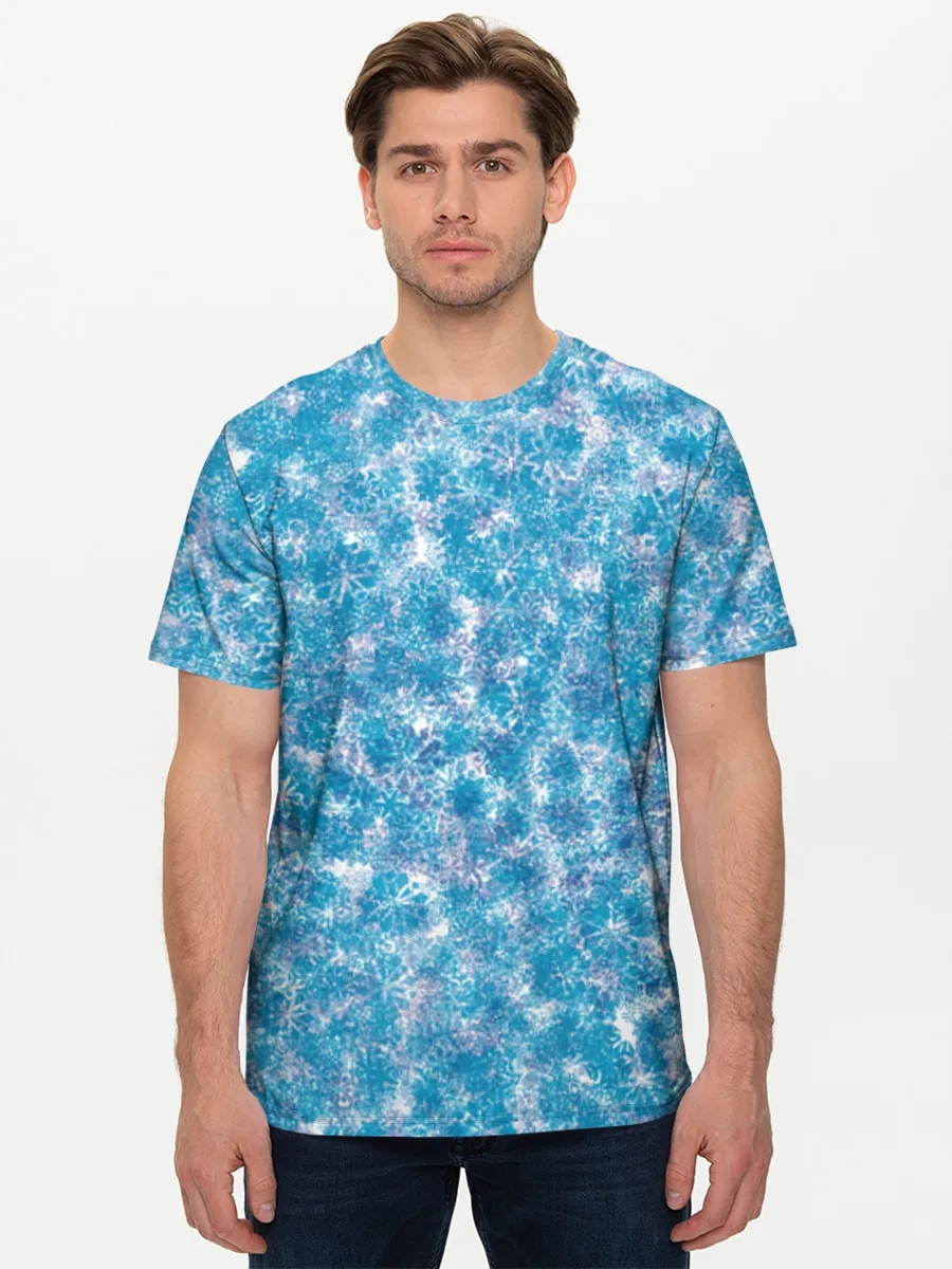 Icy Blue Snowflakes