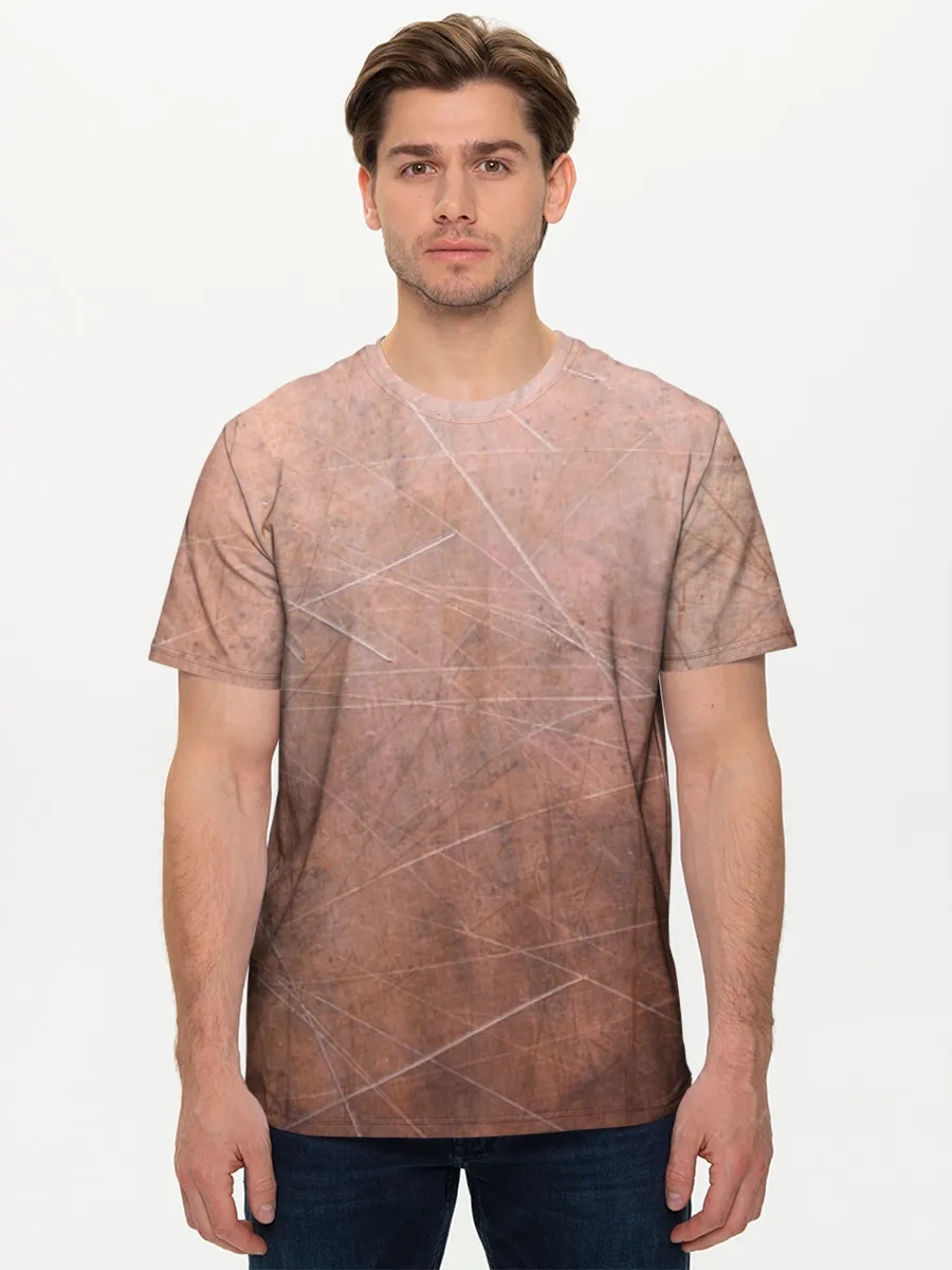 Scratched Copper Grunge Texture