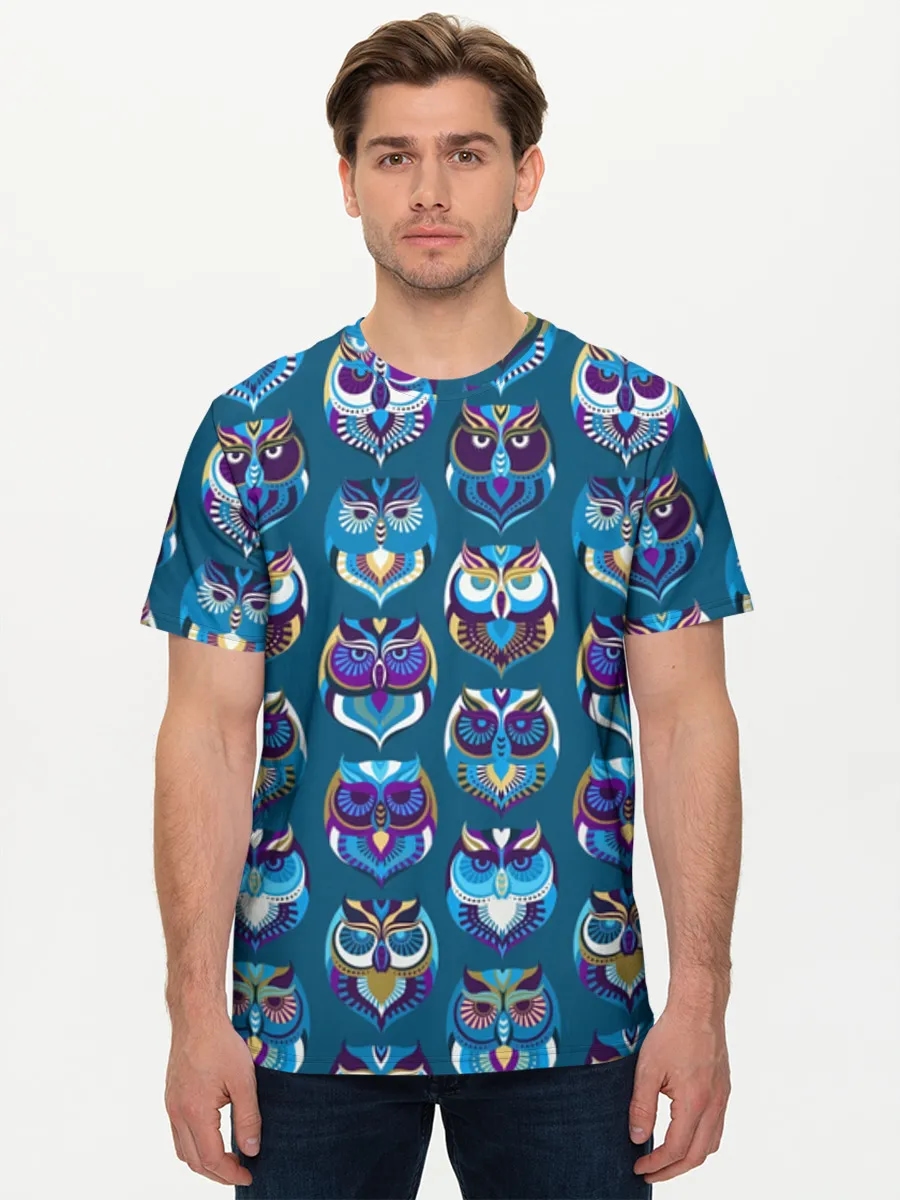 Colorful Geometric Owls