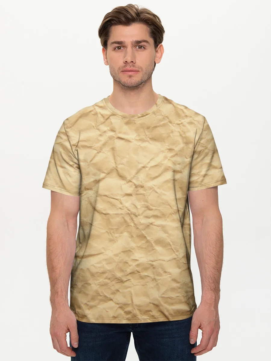 Crumpled Kraft Paper Texture
