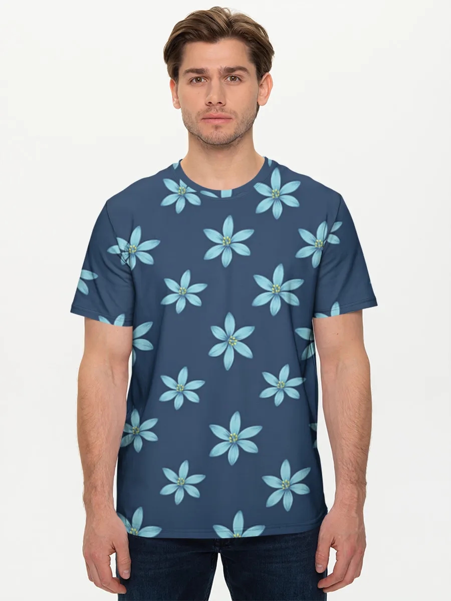 Blue Floral Scatter
