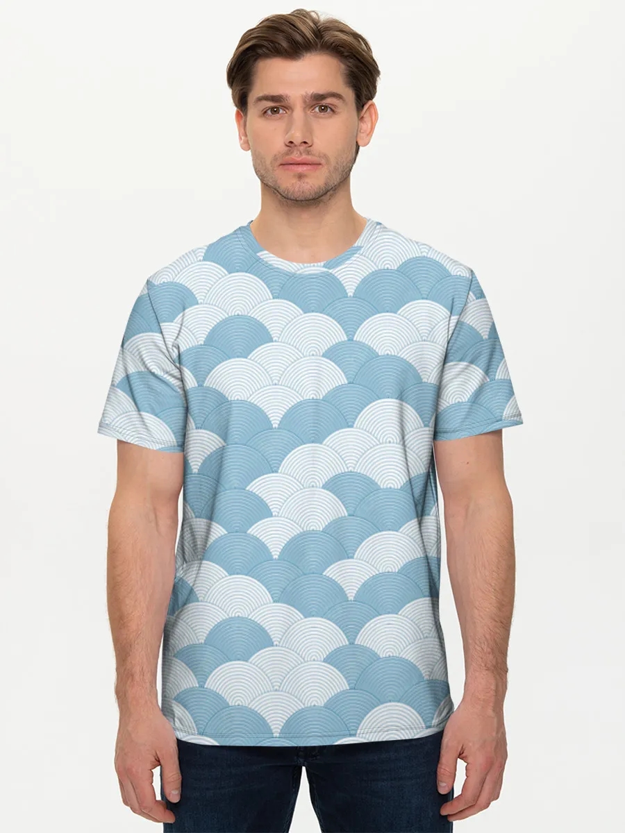 Blue Seigaiha Waves