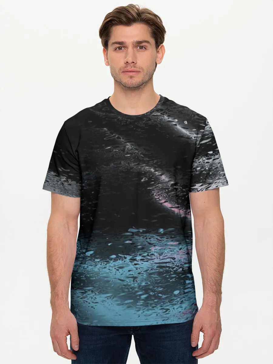 Neon Liquid Glitch Blur