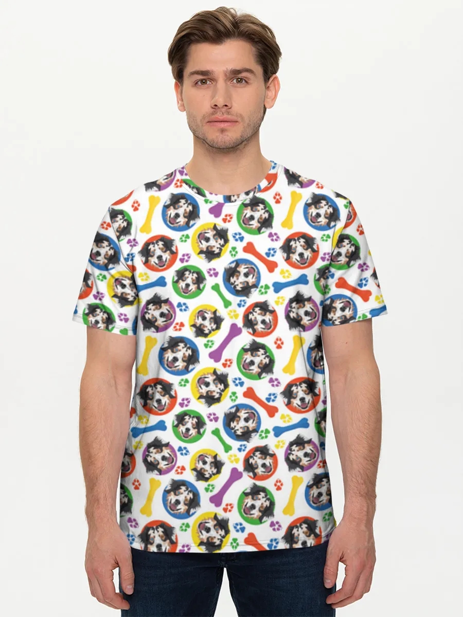 Colorful Dog Faces