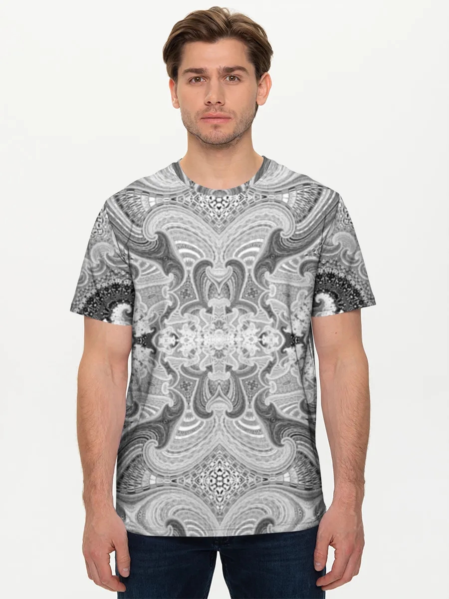 Monochrome Fractal Mandala