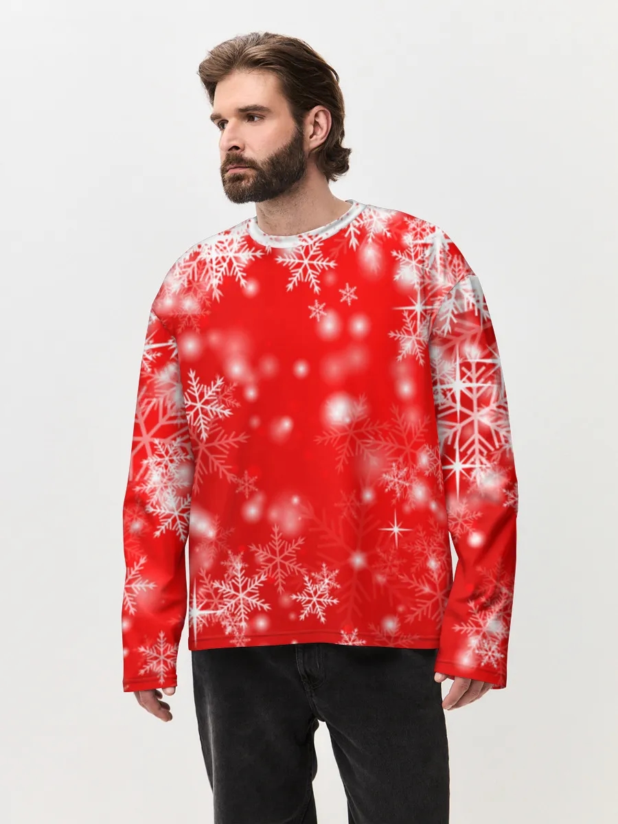 Red Snowflake Glow
