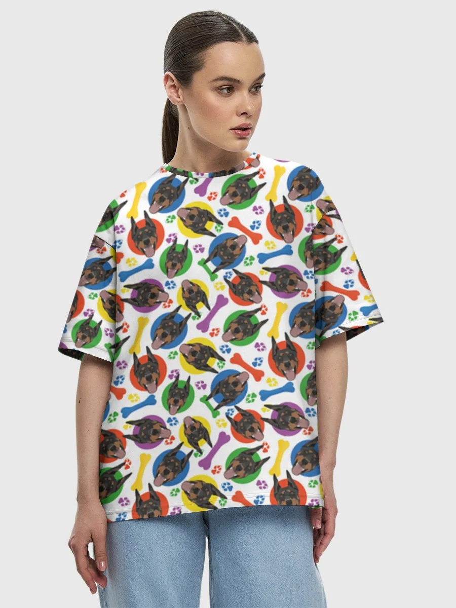 Colorful Doberman Pop Art