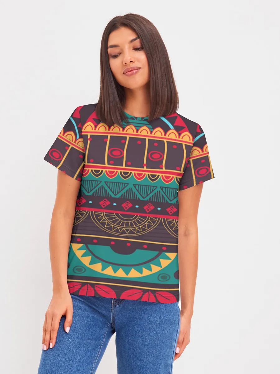 Boho Tribal Geometric Stripes