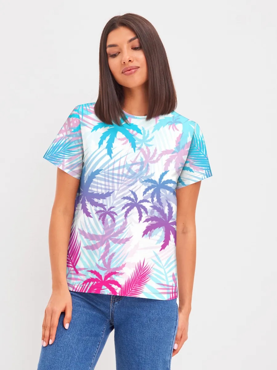 Pastel Palm Paradise